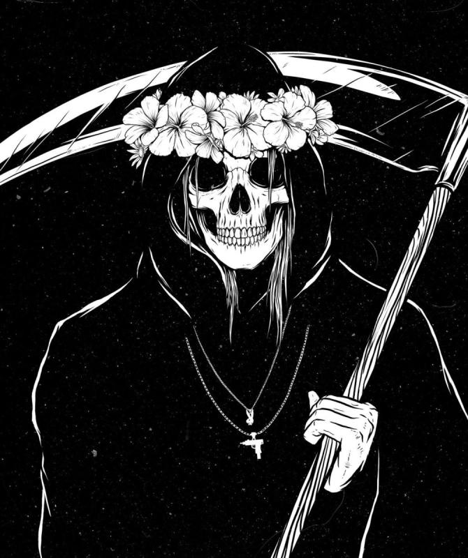 Скелет на аву