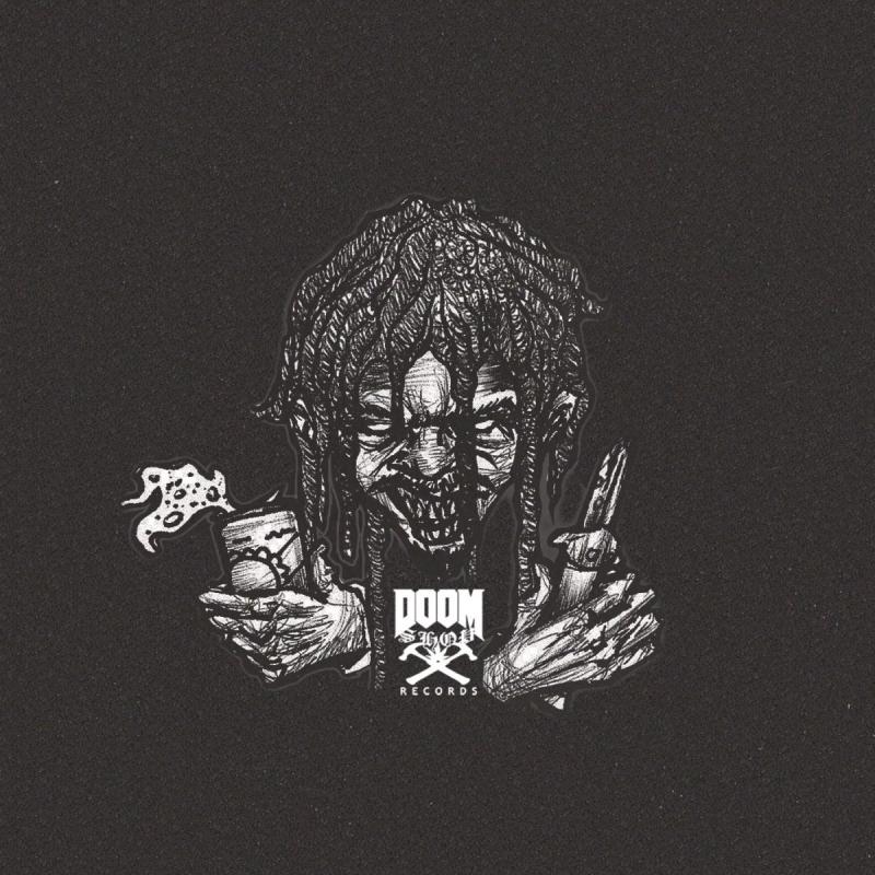 Тату череп маленький