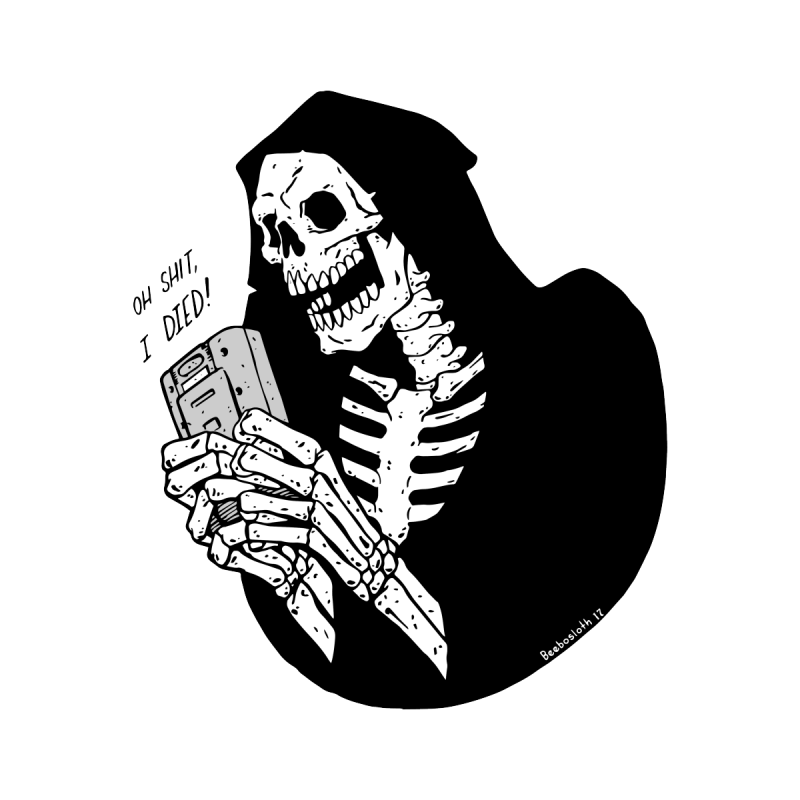 Смерть на скейте эскиз