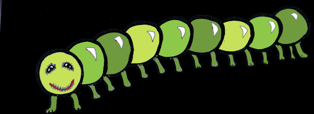 Гусеница - сороконожка