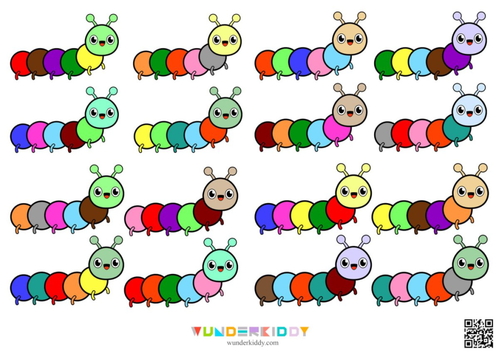 Гусеница рисунок