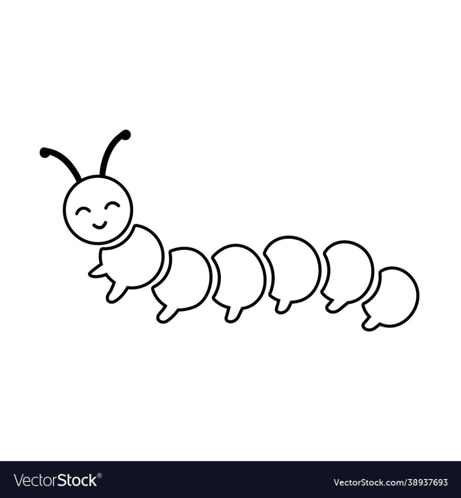 Гусеница картинка