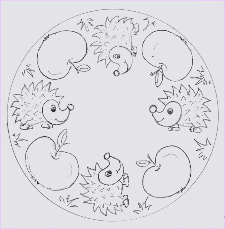 Осенние мандалы раскраски