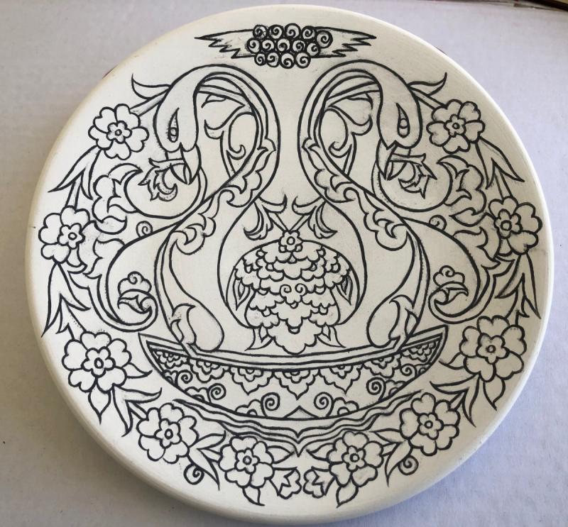 Узоры на тарелках