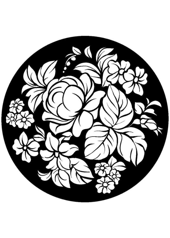 Орнамент на посуде раскраска