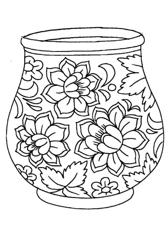 Хохломская игрушка раскраска