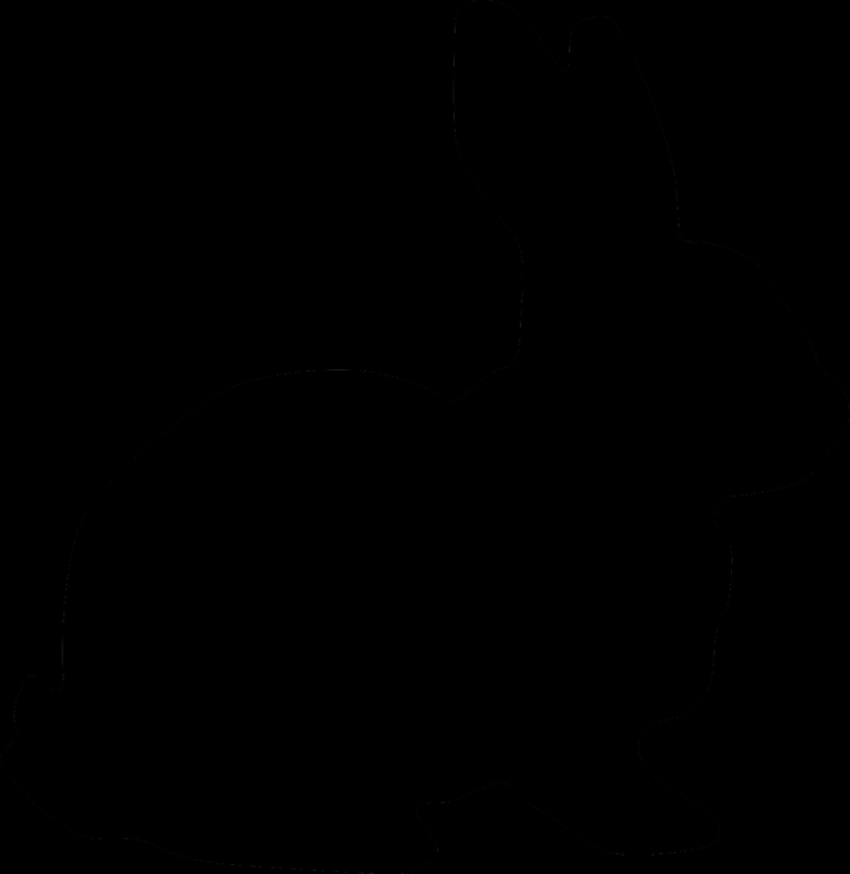 Кролик рисунок