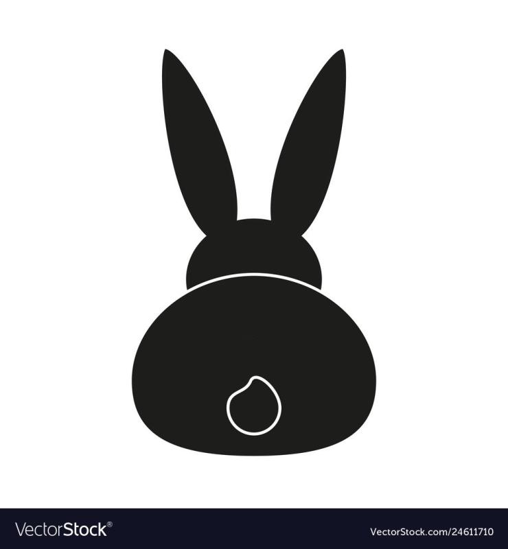 Эскиз зайца на белом фоне