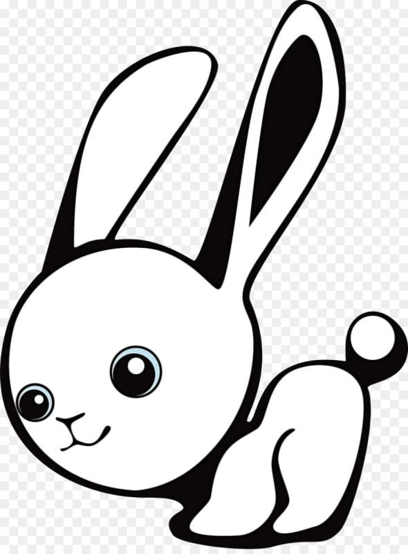 Раскраска «Зайка»