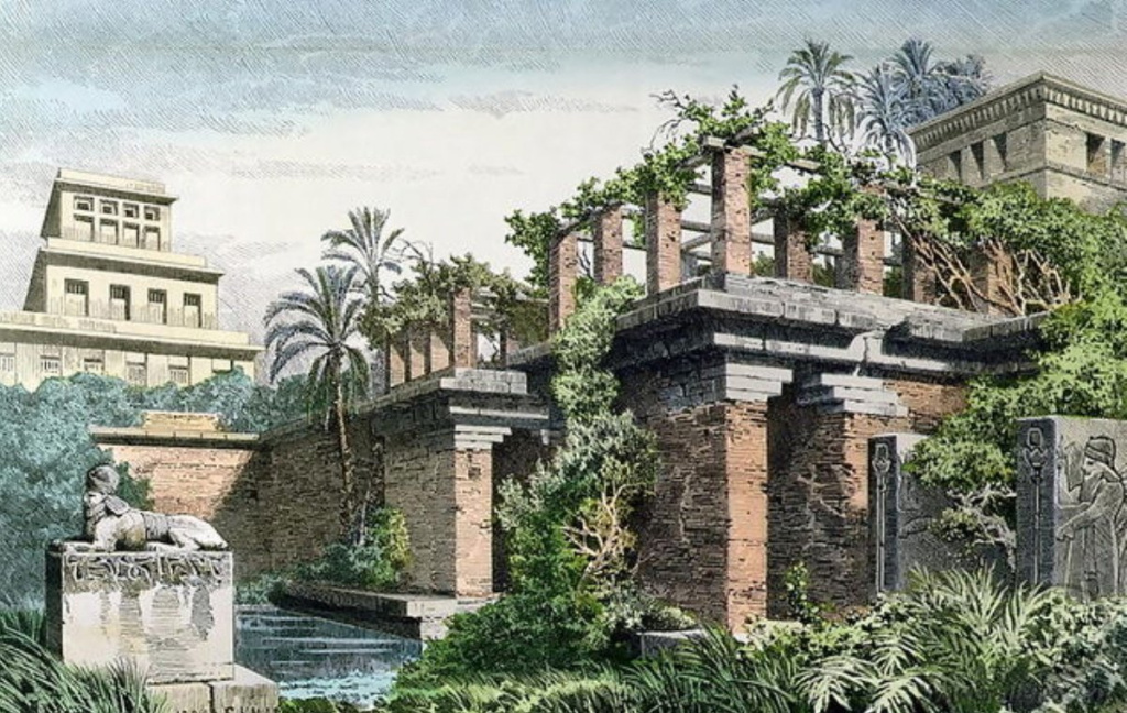 Висячие сады Семирамиды обои