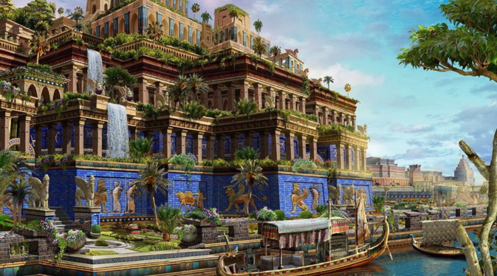 Сады Семирамиды (висячие сады Вавилона)