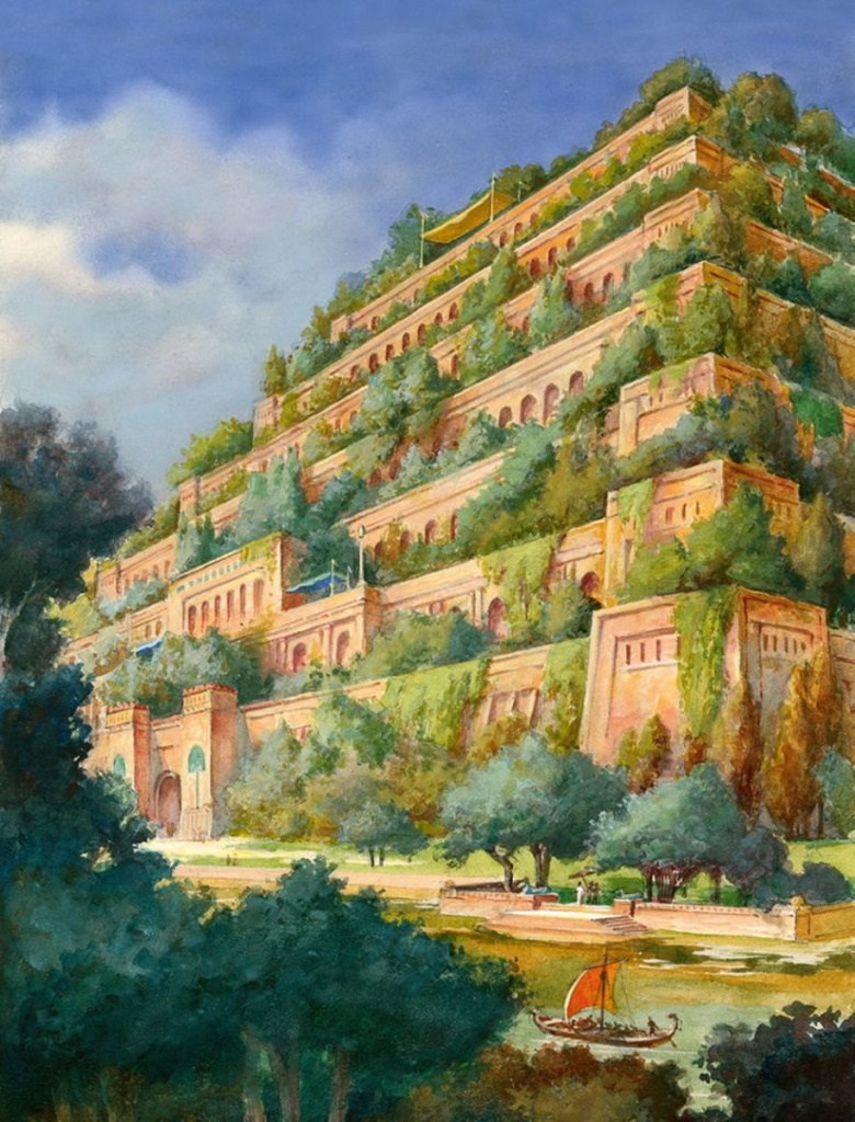 Древняя Месопотамия висячие сады Семирамиды