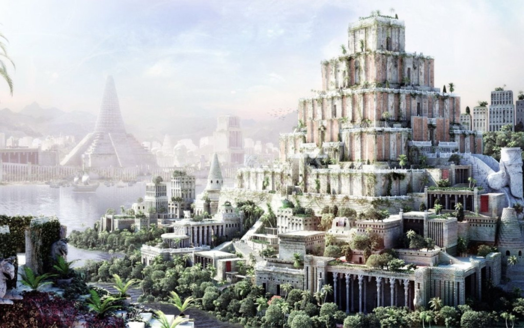 2. Висячие сады Семирамиды