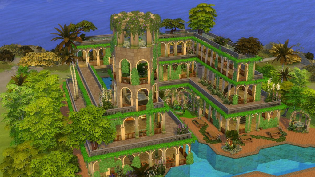 Сады Семирамиды (висячие сады Вавилона)