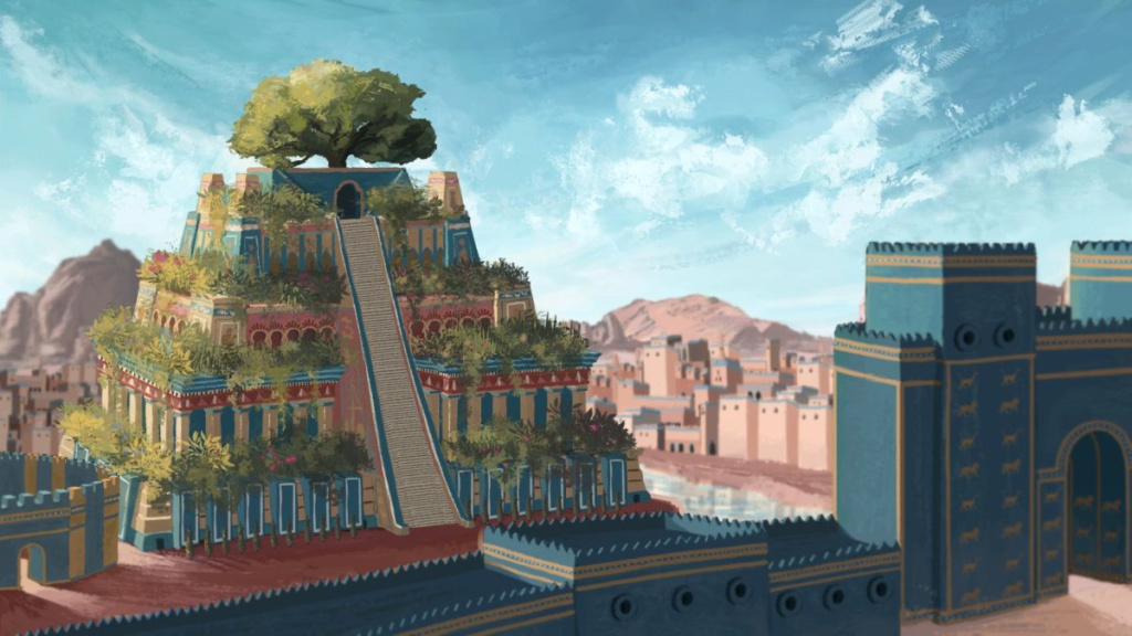 Семь чудес света сады Семирамиды