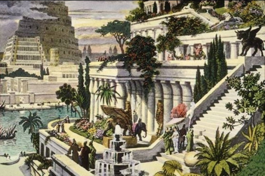 Сады Семирамиды в Вавилоне