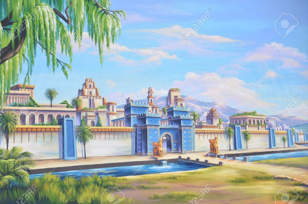 Древний Вавилон рисунок