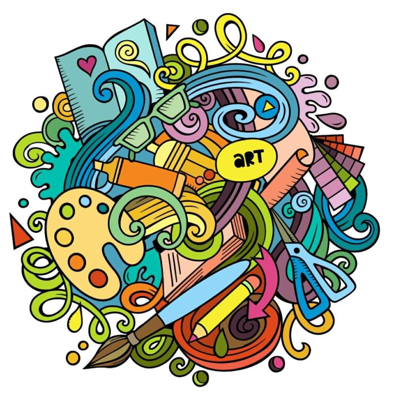 Дудл глина монстрик