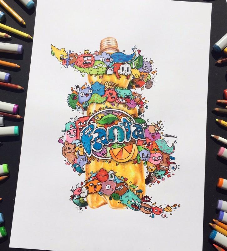 Рисунки карандашом дудл