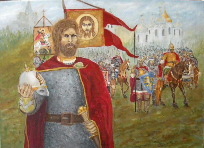 Крещение Руси рисунки детей