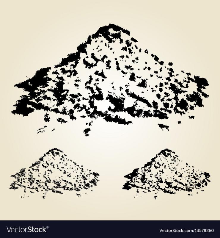 Гора песка рисунок