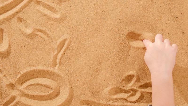 Орнамент на песке Песочная терапия