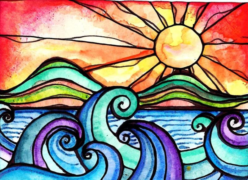 Абстракция рисунки