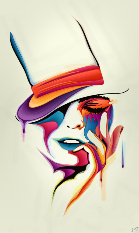 Абстракция рисунки легкие79