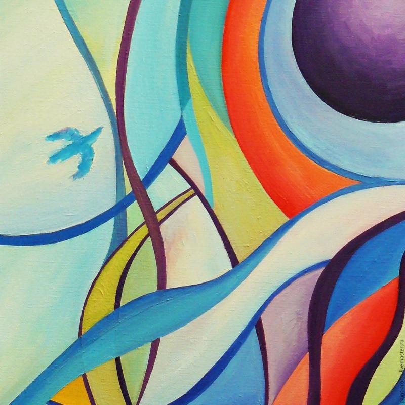 Единорог в геометрическом стиле