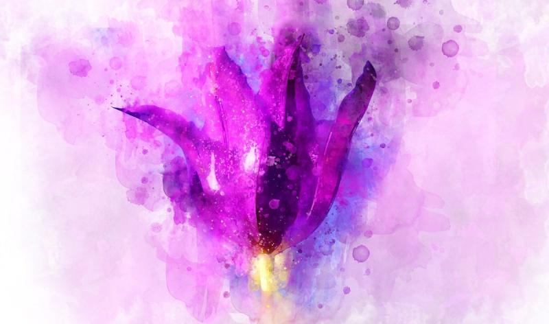 Яркая абстракция на белом фоне