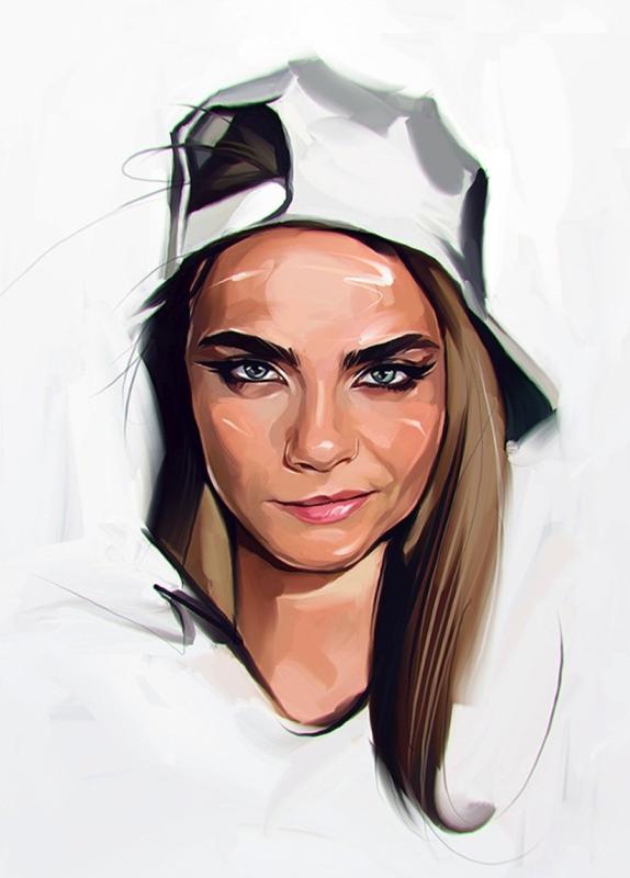 Одри Хепберн портрет