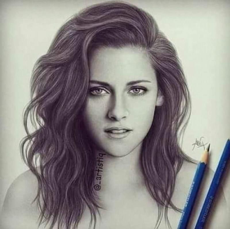 Девушка в бейсболке рисунок