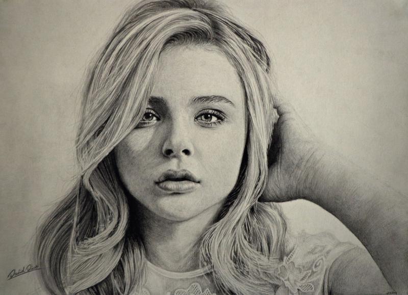 Натали Портман рисунок