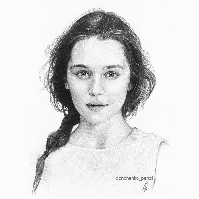 Эмилия Кларк портрет