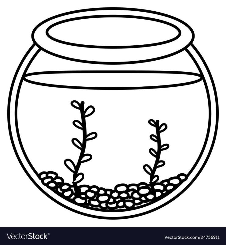 Аквариум раскраска для детей