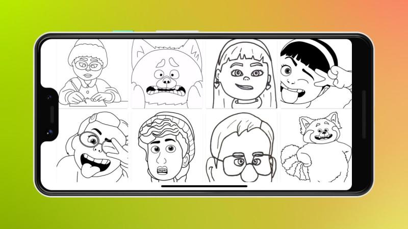 Андроид раскраска