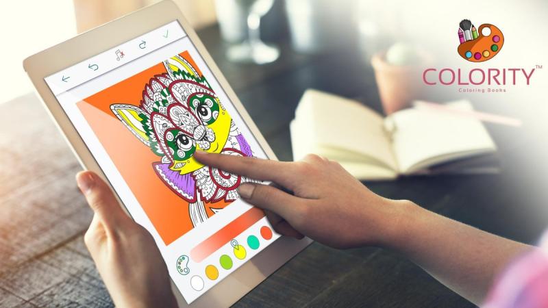 Раскраска на андроид с розовым домом