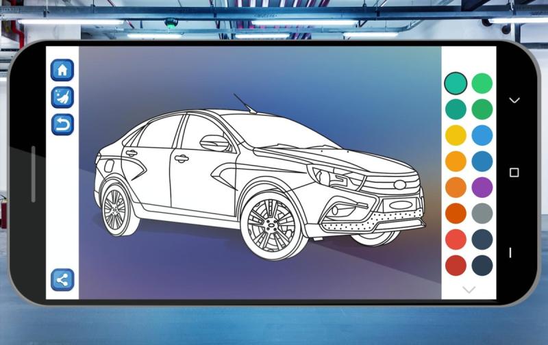 Раскраска лайки приложение