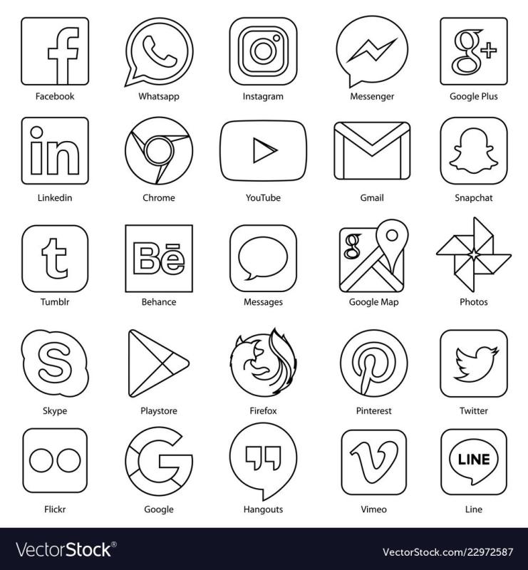 Иконки приложений для раскрашивания