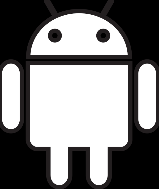 Робот андроид раскраска