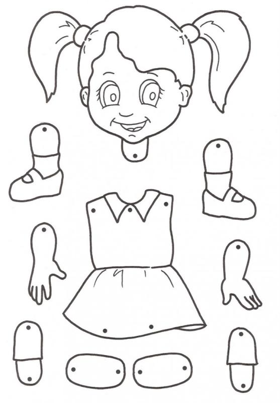 Части тела для вырезания