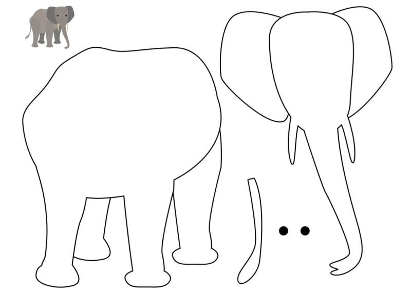 Фигурки животных аппликация