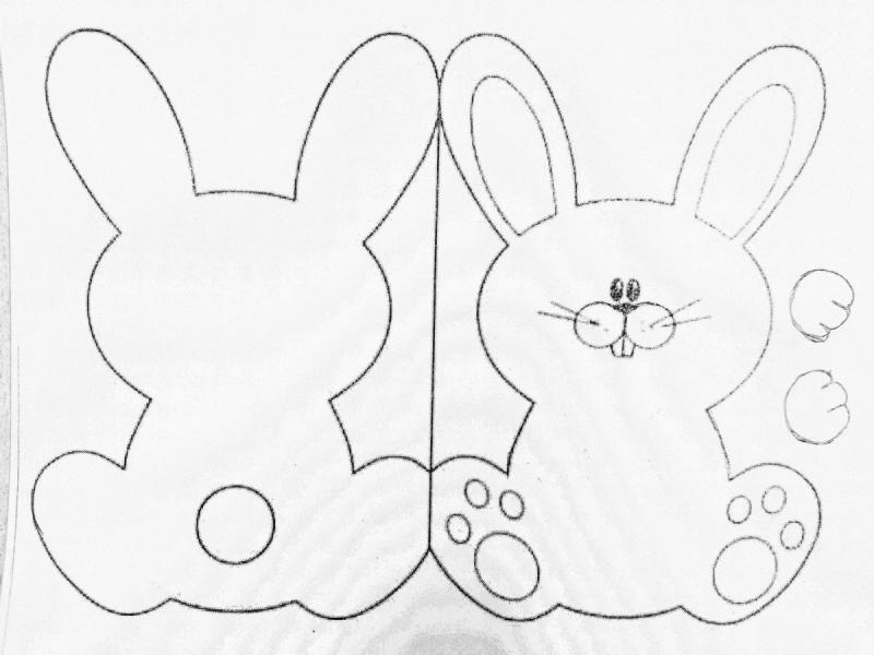 Пасхальные поделки трафарет