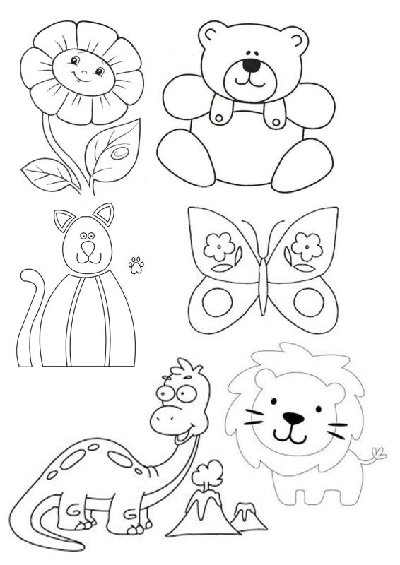 Трафареты для аппликаций из ткани