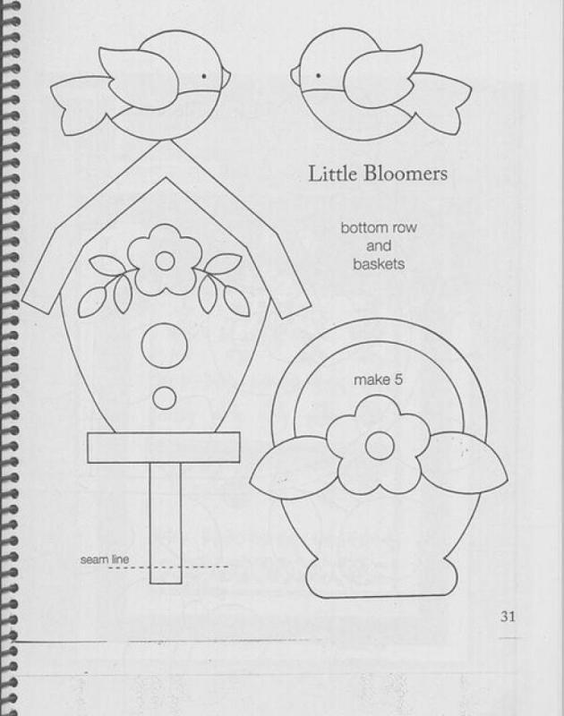 Скворечник из фетра выкройка