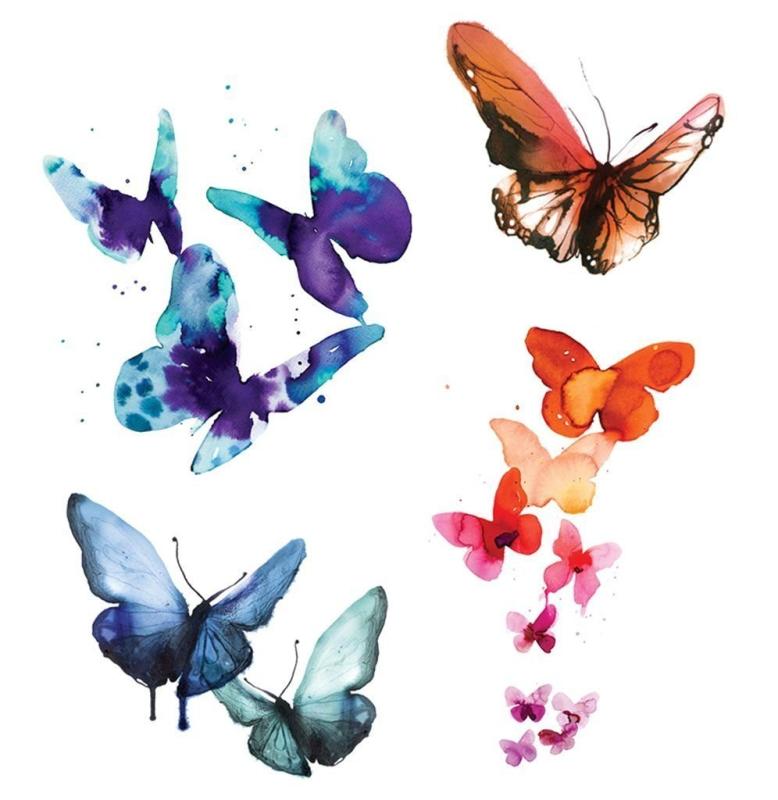 Акварель "бабочка"