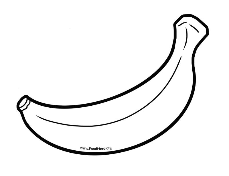 Банан рисунок карандашом
