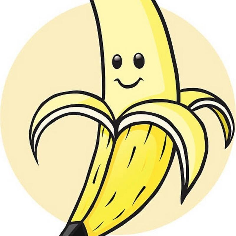 Бананчик срисовка