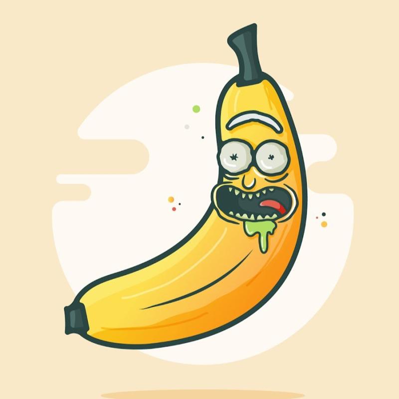 Рик и Морти бананчик Рик