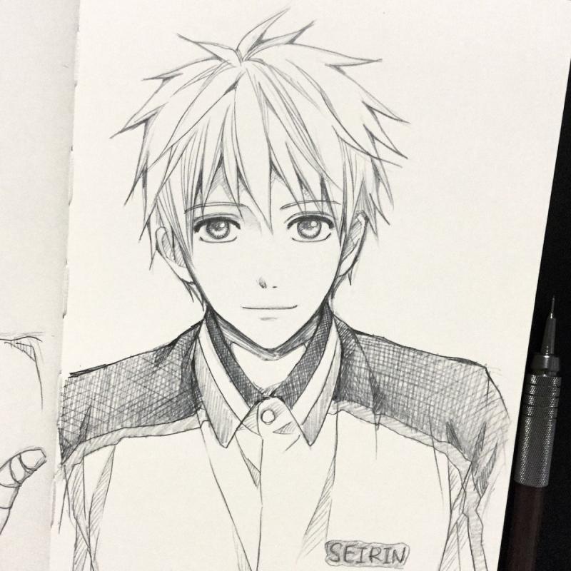 Куроко Тецуя для срисовки